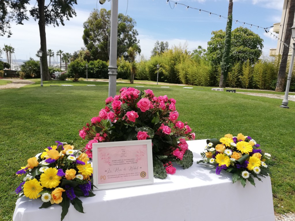 Inaugurato a Villa Nobel il roseto Inner&nbsp;Wheel