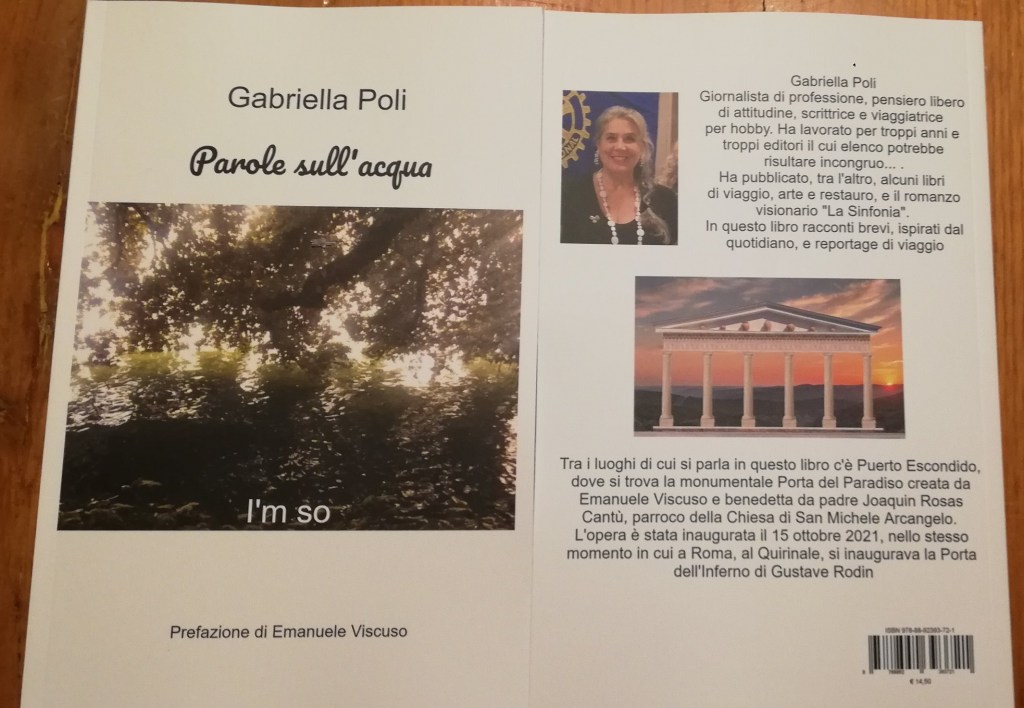 “Parole sull’acqua. I’m so”. In vetrina il nuovo libro di Gabriella Poli con la prefazione di Emanuele&nbsp;Viscuso.