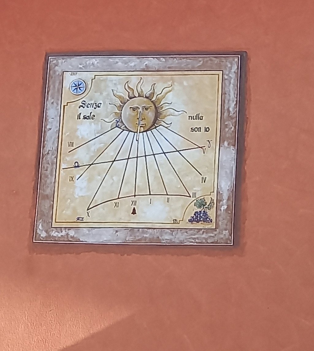 Meridiana, l’arte del tempo. Utile ornamento per tutte le case. “Senza il sole… nulla son&nbsp;io”