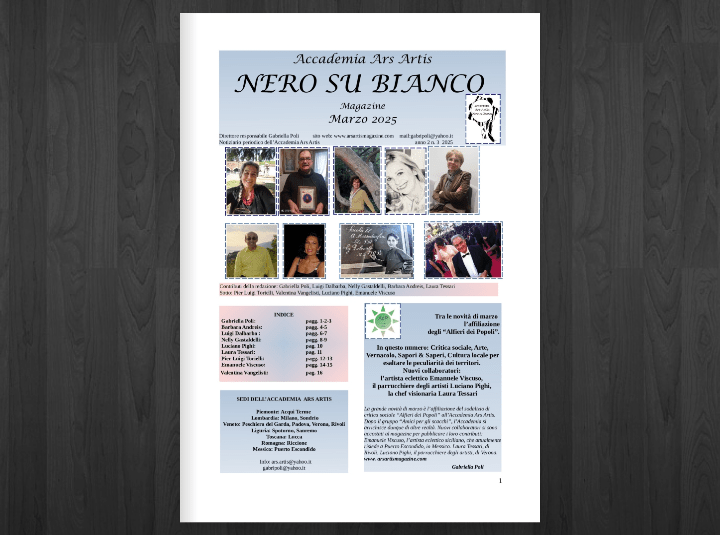 Accademia Ars Artis Magazine Marzo 2025 –&nbsp;Sfogliami.it