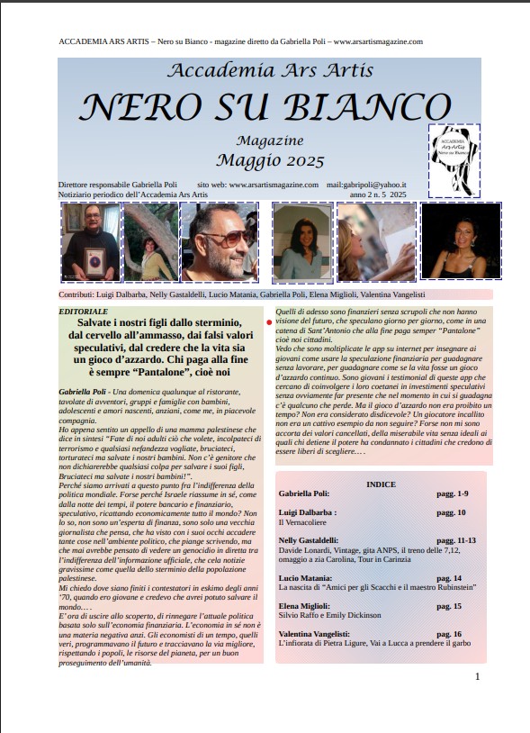 Ars Artis Magazine maggio 2025 –&nbsp;Sfogliami.it