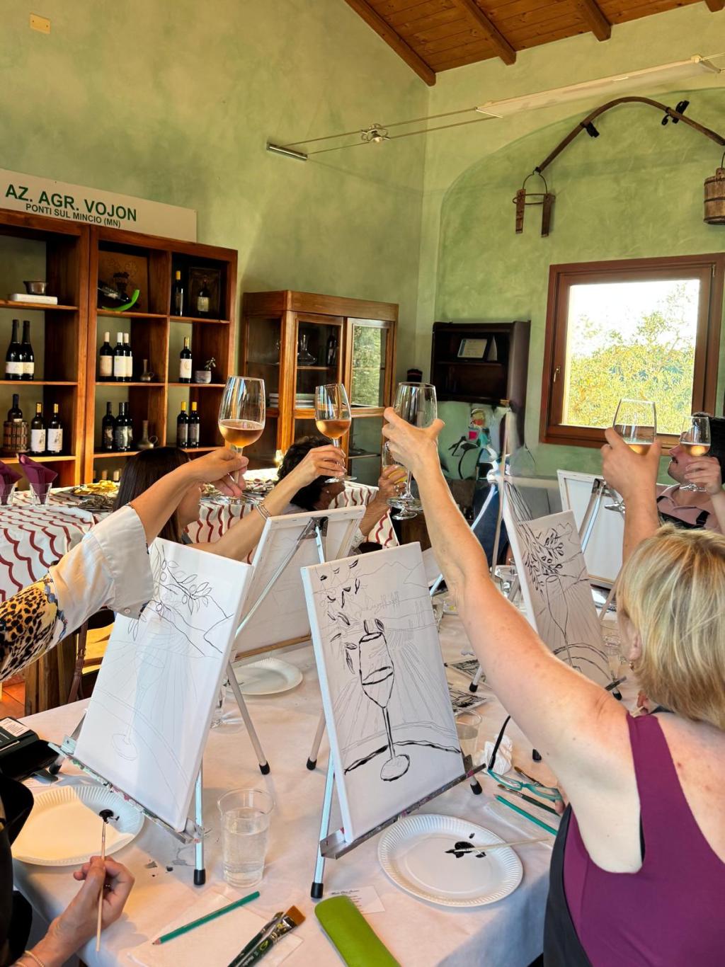 Dipingere e degustare in un oasi di pace, tra  profumi della terra,  silenzio dei vigneti e prodotti&nbsp;genuini